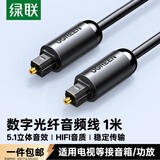 绿联包邮optical数字光纤音频线 spdif多声道音响连接线 适用电视DVD投影仪接功放家庭影院 1米70890