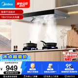 美的（Midea）抽油烟机小户型欧式吸油烟机自清洗 脱排油烟机排烟机CXW-260-T33A 单烟机19风量