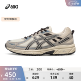 亚瑟士ASICS男鞋女鞋越野舒适运动鞋耐磨复古透气慢跑鞋 GEL-VENTURE 6 奶白色/灰色 42.5