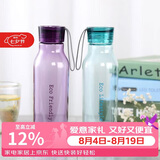 乐扣乐扣（LOCK&LOCK）ECO户外运动水杯户外便携塑料水壶男女杯子两件套（550ml*2） 