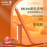 施耐德（Schneider）钢笔学生成人练字笔男女三四年级签字墨水笔EF尖 BK406-阳光橙161819