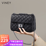 viney牛皮包包女包品牌链条包轻奢单肩斜挎包生日礼物高端送女友老婆