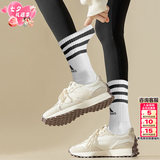 阿迪达斯（adidas）男袜女袜 春夏季训练透气短袜快干柔软休闲跑步健身袜子男袜子女 白色三双装-舒适透气 M建议[39码-42码]