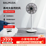 巴慕达（BALMUDA）果岭电风扇空气循环扇自然风落地台式两用客厅卧室无线大风力露营直流变频日本进口 白黑