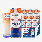 kronenbourg 1664血橙海盐风味310mL*6罐0脂低糖真果汁清爽果味啤酒 聚会啤酒