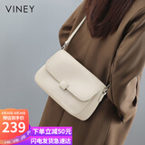 viney牛皮斜挎包品牌包包女包大容量单肩邮差包生日礼物洋气送女友老婆