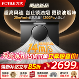 方太（FOTILE）侧吸式变频抽吸油烟机 脱排家用大吸力油烟机小机身 换装优选油烟机以旧换新 新品R1S【超高风速】25风量/智感净味
