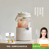 olayks立时养生壶全玻璃0胶水花茶桶养生桶 水龙头烧水壶煮茶壶大容量炖煮保温一体母婴全自动恒温冲奶