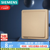 西门子（SIEMENS）开关面板 一开单控面板 致典日曜金5TA14113NC03