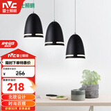 雷士（NVC）现代简约圆形餐厅灯北欧卧室吧台创意大气极光3头现代简约餐厅灯
