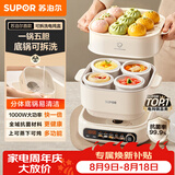 苏泊尔（SUPOR）电炖锅 煲汤锅电炖盅隔水炖辅食陶瓷燕窝家用全自动多功能锅蒸炖一体2.5L分体可拆新款DZ25YC889