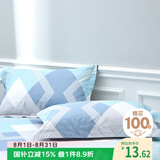 艾薇 A类全棉枕套 学生宿舍枕头套单人枕芯套 一个装 巴德尔 48*74cm