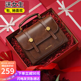 viney【陈妍希同款】包包女包牛皮斜挎包剑桥包轻奢生日礼物品牌送女友