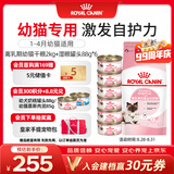 皇家猫粮 离乳期幼猫粮干湿套装BK34 2KG+幼猫湿粮罐头BMC 88g*6