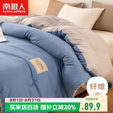 南极人被子超柔纤维空调被1.5x2米单人学生宿舍春夏被5斤四季通用被芯