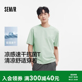 森马（Semir）短袖T恤男索罗娜凉感抗菌吸湿速干遮热25夏印花上衣109925100102