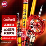 光威（GW）7.1-7.8-8.5米三定位钓三秋谷麦竿超轻超硬前打竿逗钓谷麦杆鱼竿