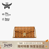 MCM【礼物】TRACY中号链条包信封包单肩斜挎女包干邑色