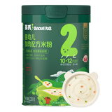 英氏（Engnice）【会员专属 不参与店铺满赠】婴幼儿鳕鱼番茄西兰花加锌米粉228g