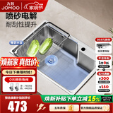 九牧（JOMOO）水槽304不锈钢厨房大单槽多功能水池洗菜盆洗碗盆 06676【68*45】不含龙头