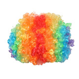 SunNovelty 球迷假发舞会派对KTV装扮生日礼品歌迷演出气氛道具化妆舞会 彩色