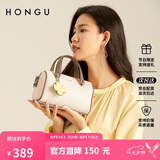红谷女士包包牛皮单肩包女包斜挎包包手拎包简约枕头包七夕情人节礼物