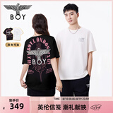 BOY LONDON【元气少女】男女同款短袖夏马卡龙纯棉T恤N01095 黑色N01920 M