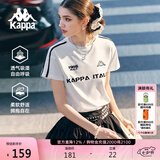 卡帕（Kappa）背靠背运动短袖女士2026新款夏季纯棉透气t恤跑步上衣 K0F42TD22D