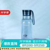 乐扣乐扣（LOCK&LOCK）夏季运动水杯简约塑料杯户外便携水壶男女学生杯子蓝色350ML