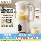 小熊（Bear）破壁机家用小型豆浆机迷你0.8L低音降噪榨汁机辅食料理机多功能全自动免煮新款静音1-3人用M04R3