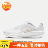 耐克NIKE跑步鞋女透气DOWNSHIFTER 13运动鞋FD6476-101白36