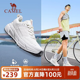 骆驼（CAMEL）【追云】运动鞋男鞋网面透气轻便百搭休闲新款软底减震慢跑步鞋子