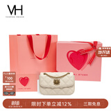 VANESSA HOGAN VH女包茵然软包轻奢小香风斜挎小包菱格链条单肩腋下包生日礼物