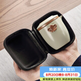 唐丰汝窑旅行茶具套装一壶四杯户外便携式茶具伴手礼教师节礼物