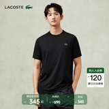 LACOSTE法国鳄鱼男装春夏新款弹力速干运动休闲正肩T恤|TH8920 031/黑色 L 5