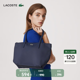 LACOSTE法国鳄鱼女包春夏L1212系列大容量托特包手提单肩包|NF2037PO 141/墨蓝色