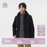 KOLON SPORT/可隆软壳三合一夹克 男子防泼水防风户外冲锋衣2级 LHJK5WNT15-BK 黑色 【棉服内胆】 3XL 190/108B