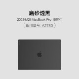 INCASEDots适用于24/23新款苹果MacBook Pro16英寸M4/3保护壳笔记本电脑保护套纤薄便携A3403磨砂透黑色