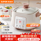 苏泊尔（SUPOR）电炖锅 炖汤盅 电炖盅隔水炖家用多功能煲汤锅炖汤锅4.5L陶瓷煲汤专用电锅3-4人 DZ25YC828