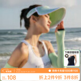 VVC遮阳帽夏季男女户外骑行太阳帽女神帽遮脸防紫外线防晒帽 【青春款】薄荷绿 可调节