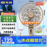 先锋【双层平面柔风】家用双环18片风扇落地扇轻音节能空气循环扇直流电机落地扇DPS-P1RC