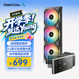 九州风神（DEEPCOOL）LT360 VISION 一体式水冷散热器/自研智控软件/4.5英寸全视角大屏/动平衡泄压冷排/聚风环ARGB风扇