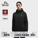 伯希和（Pelliot）[成毅同款]Primaloft金标P棉棉服女保暖防风春季外套125376010黑L