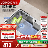九牧（JOMOO）水槽304不锈钢厨房大单槽多功能水池洗菜盆洗碗盆 06676【68*45】不含龙头