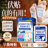 藤久制药三伏贴足贴祛湿排毒湿气排体内湿寒缓解疲劳日本休足去浮脚底贴