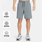 耐克NIKE男子运动短裤9英寸 夏季梭织 跑步速干DV9331-084黑/灰 2XL