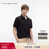 Tommy Hilfiger【纯色修身】26春夏男女短袖T恤/【镶边合身】珠地网眼POLO 【纯色修身】曜岩黑色BEI L