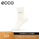 爱步（ECCO）百搭男士短袜  舒适袜子户外运动袜 9085481 亮白色908548190851含 1双 均码 3941