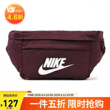 耐克NIKE中性腰包单肩包休闲包户外骑行包大容量包BA5751-681酒红MISC