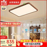 雷士（NVC）中古客厅灯中古风复古奶油风高级感新中式护眼超薄吸顶灯具